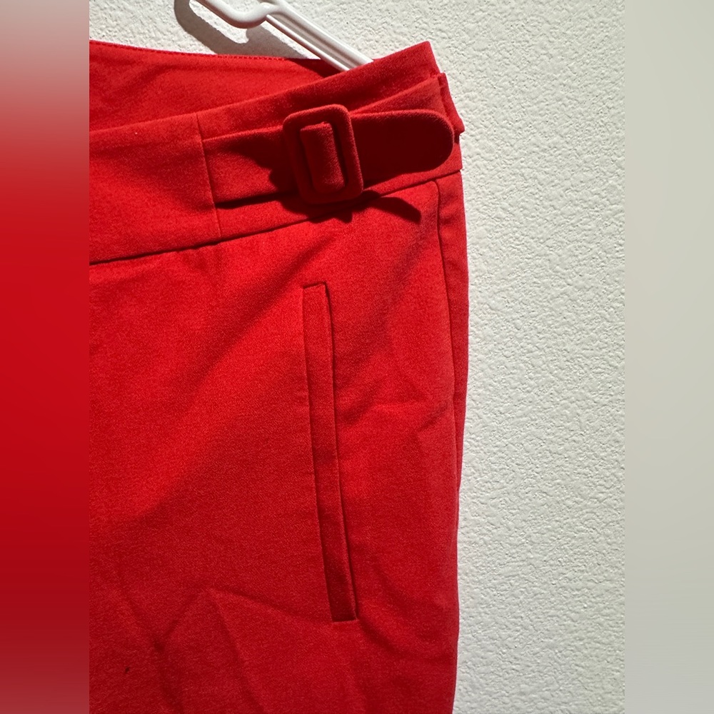 AnnTaylor Red Slim Pants Size 4